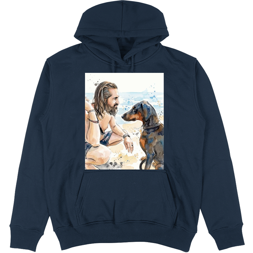 Felpa Unisex con Cappuccio