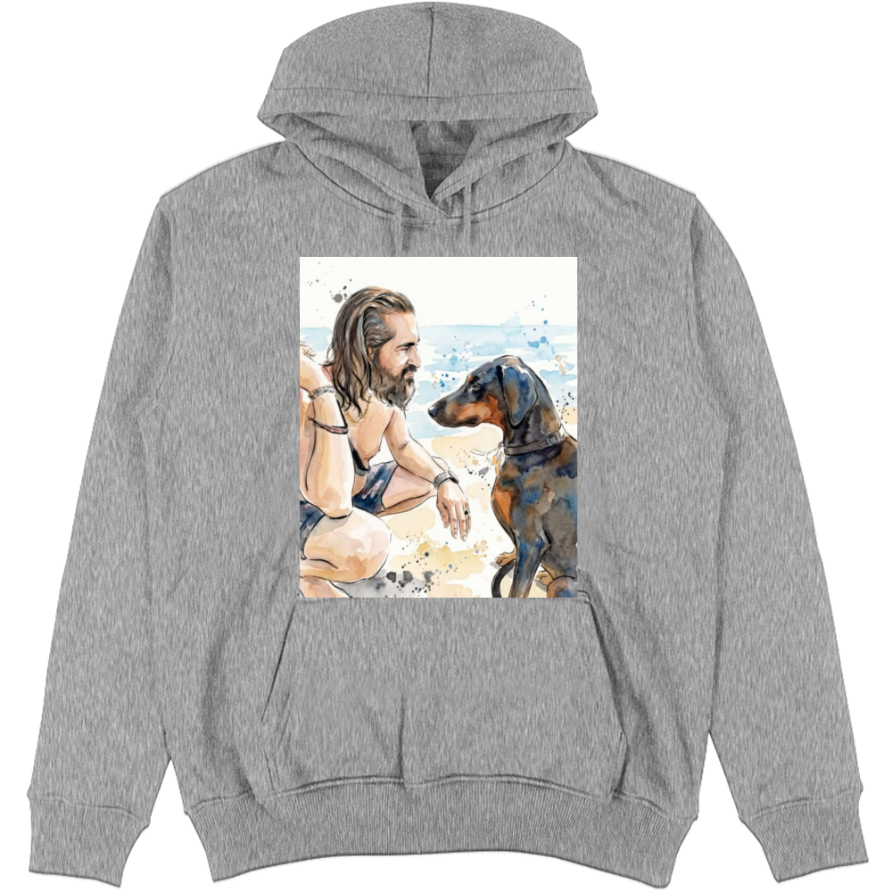 Felpa Unisex con Cappuccio