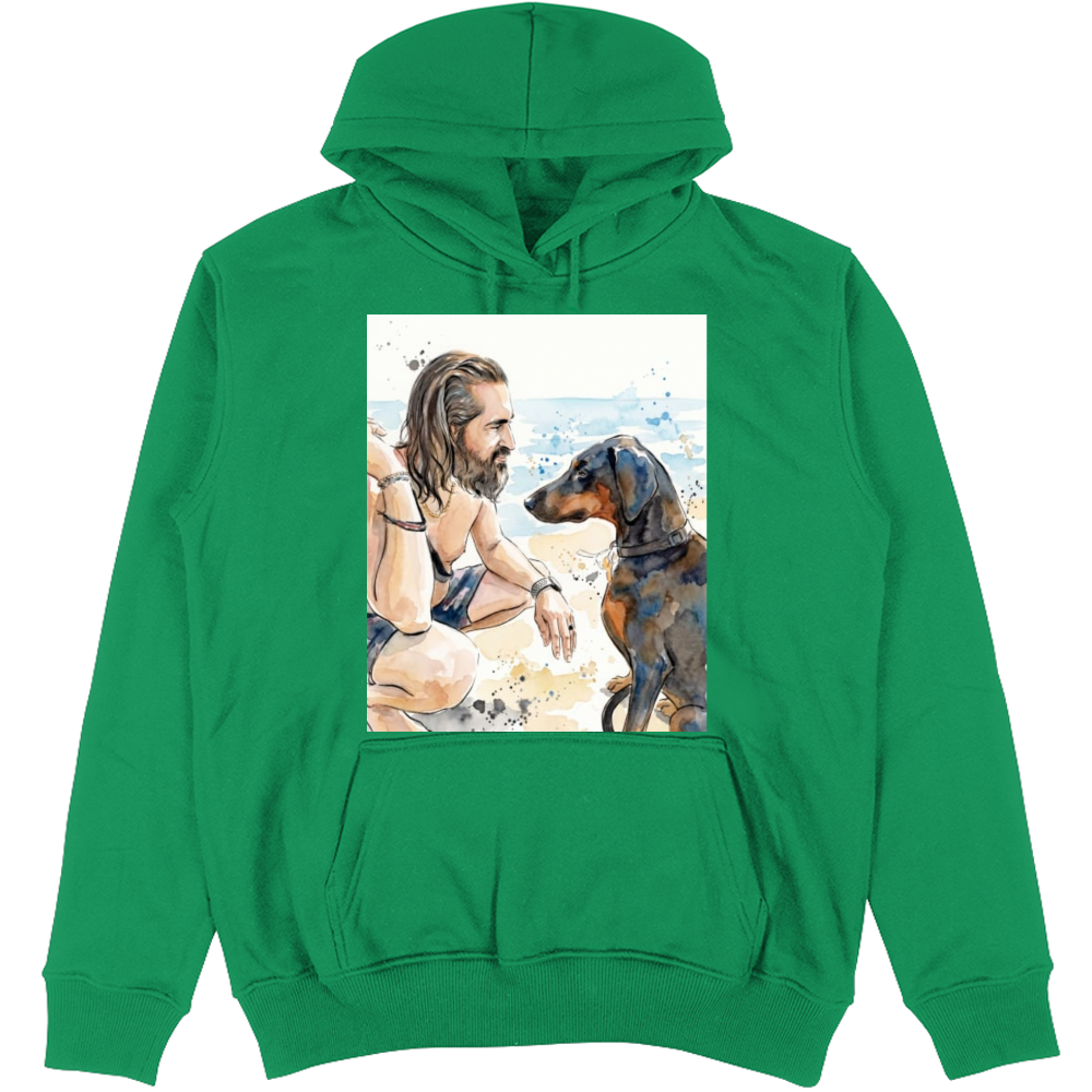 Felpa Unisex con Cappuccio