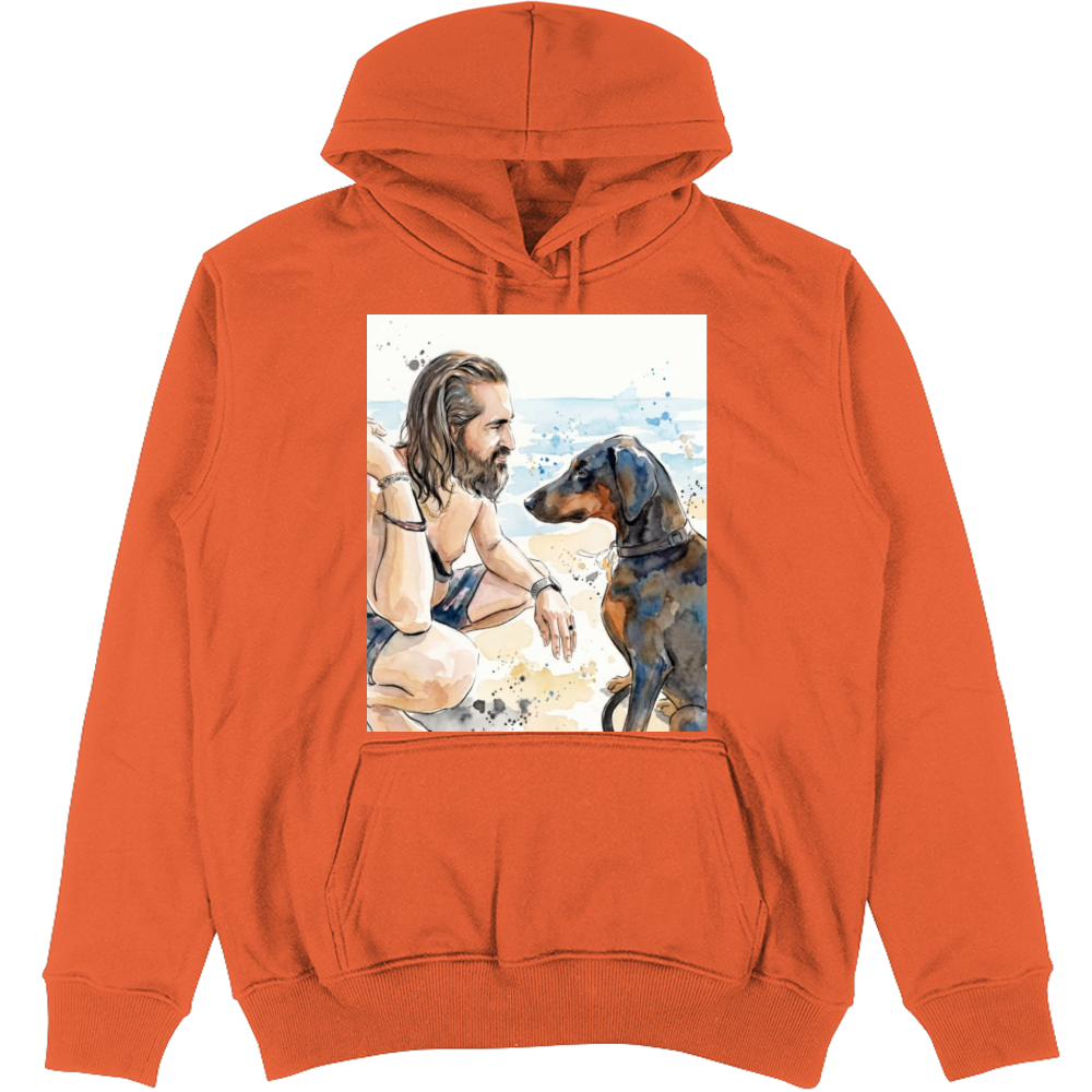 Felpa Unisex con Cappuccio