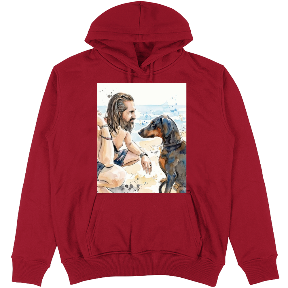 Felpa Unisex con Cappuccio