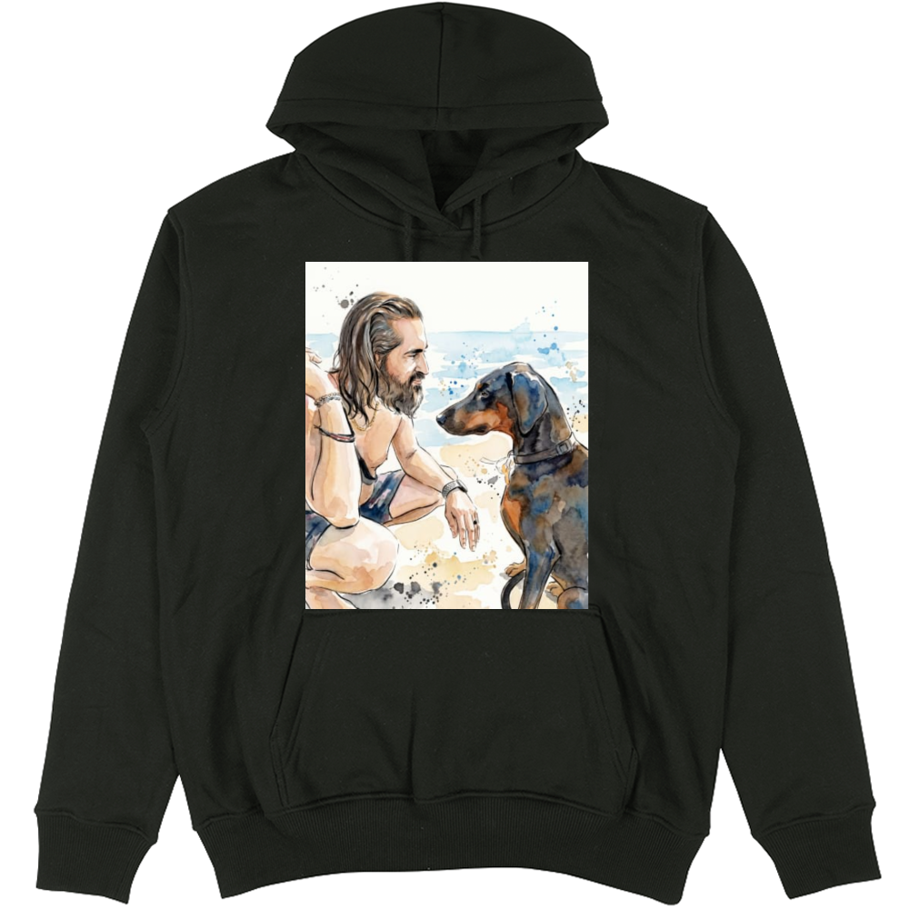 Felpa Unisex con Cappuccio