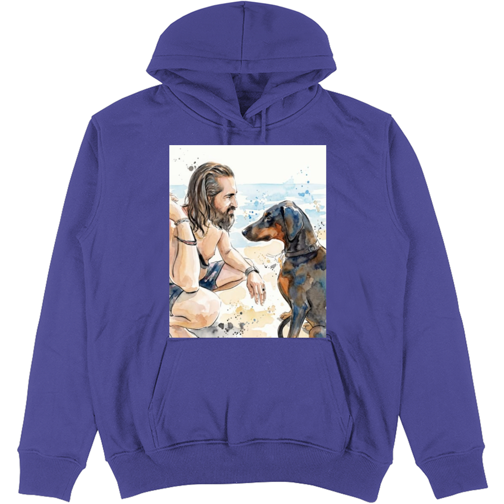 Felpa Unisex con Cappuccio