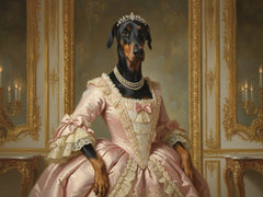 Ritratto del pet in stile Duchessa