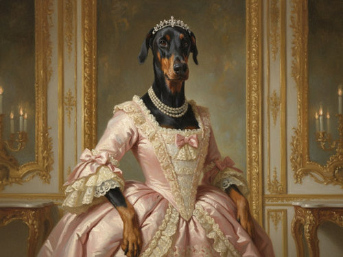 Ritratto del pet in stile Duchessa
