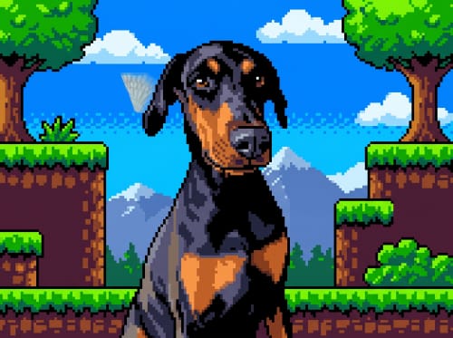 Ritratto del pet in stile Pixelato