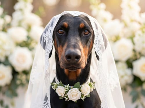 Ritratto del pet in stile Sposa