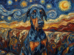 Ritratto del pet in stile Van Gogh