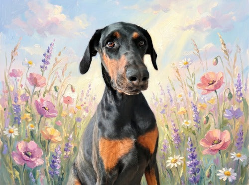 Ritratto ricordo del pet in stile pittorico